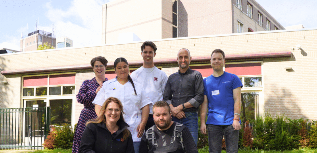 Groepsfoto deelnemers PSW Werk bij Ververshof Land van Horne