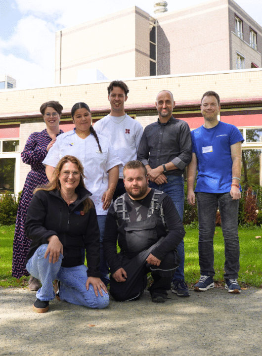 Groepsfoto deelnemers PSW Werk bij Ververshof Land van Horne