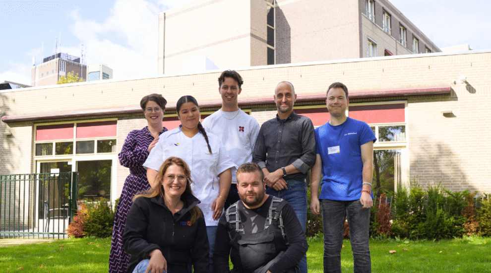Groepsfoto deelnemers PSW Werk bij Ververshof Land van Horne